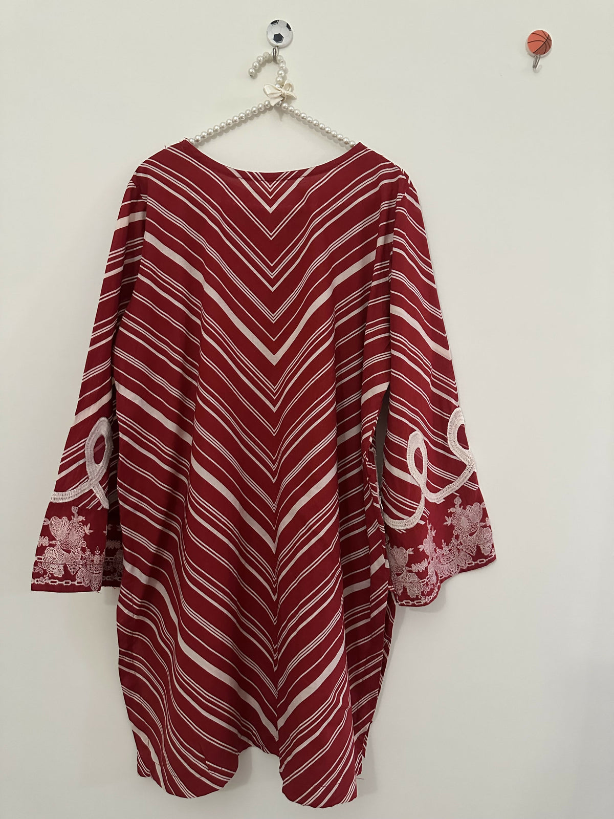 Sana Safinaz | Women Branded Kurta | Maroon | Medium | Worn Once