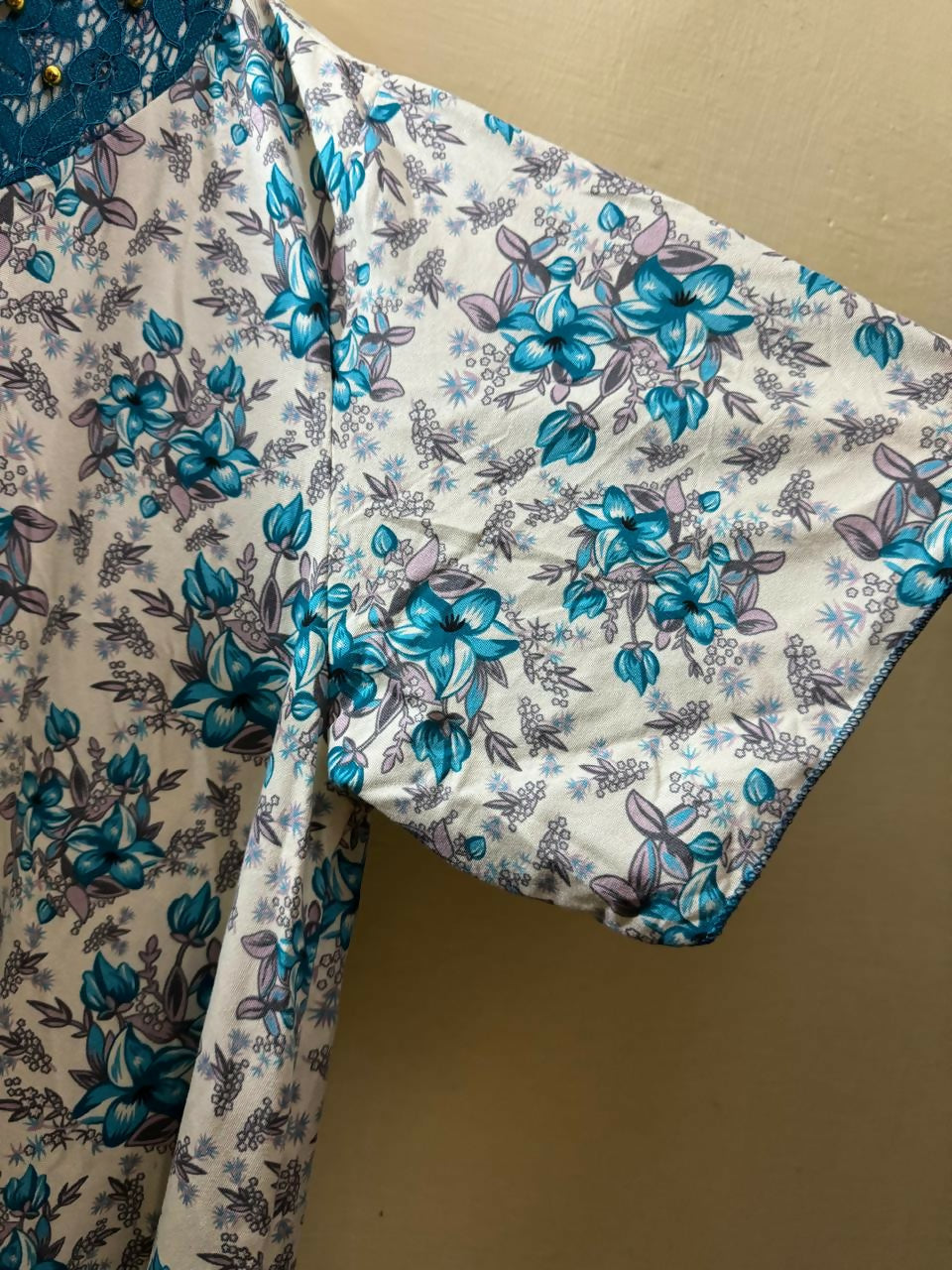 Floral Frock Style Shirt | Women Frocks & Maxis | XLarge | Brand New