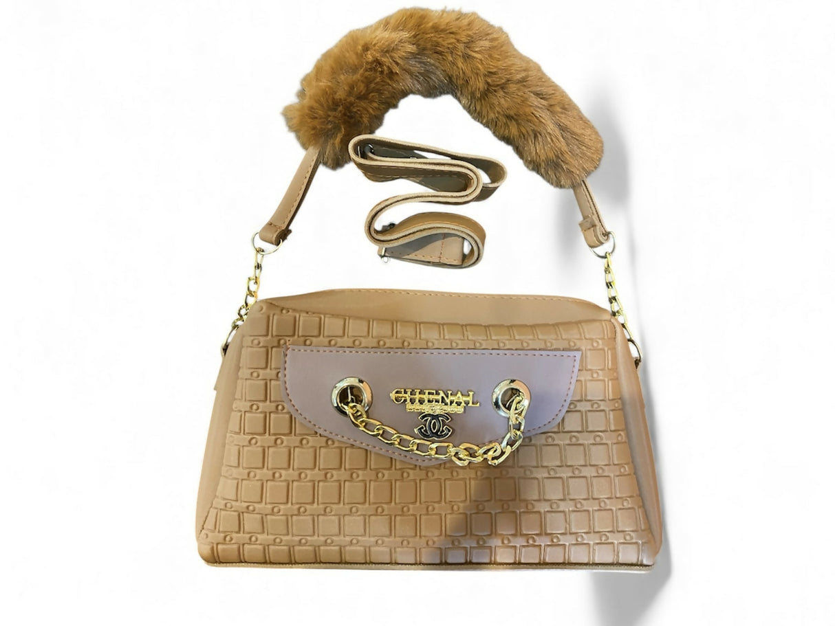 Fur Hand Bag | Women Bags | Size: Medium | New