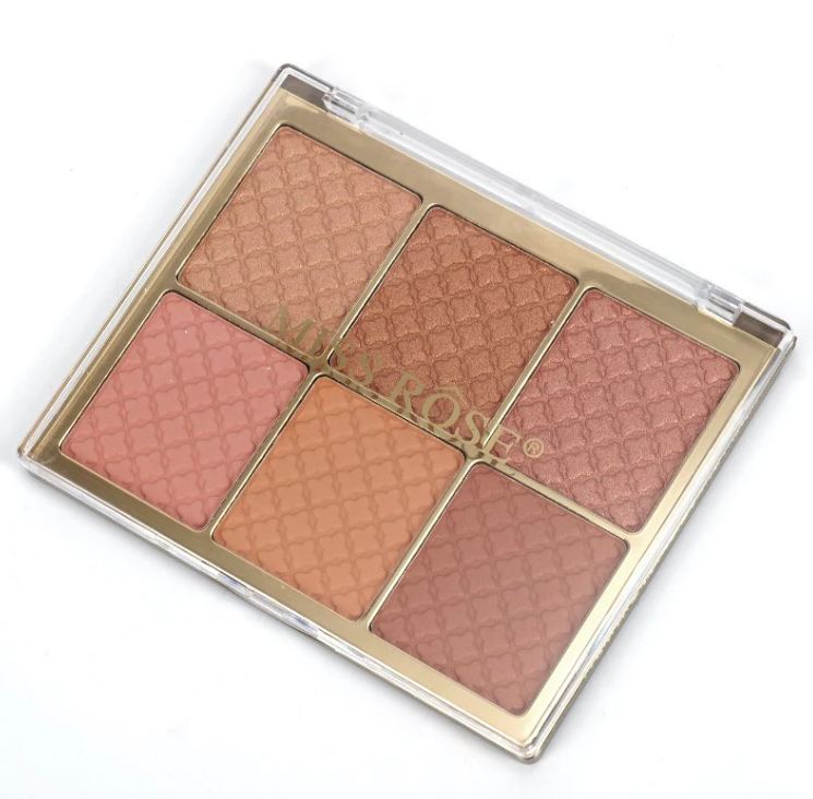 Buy Miss Rose 6 Color Square Face Palette in Pakistan