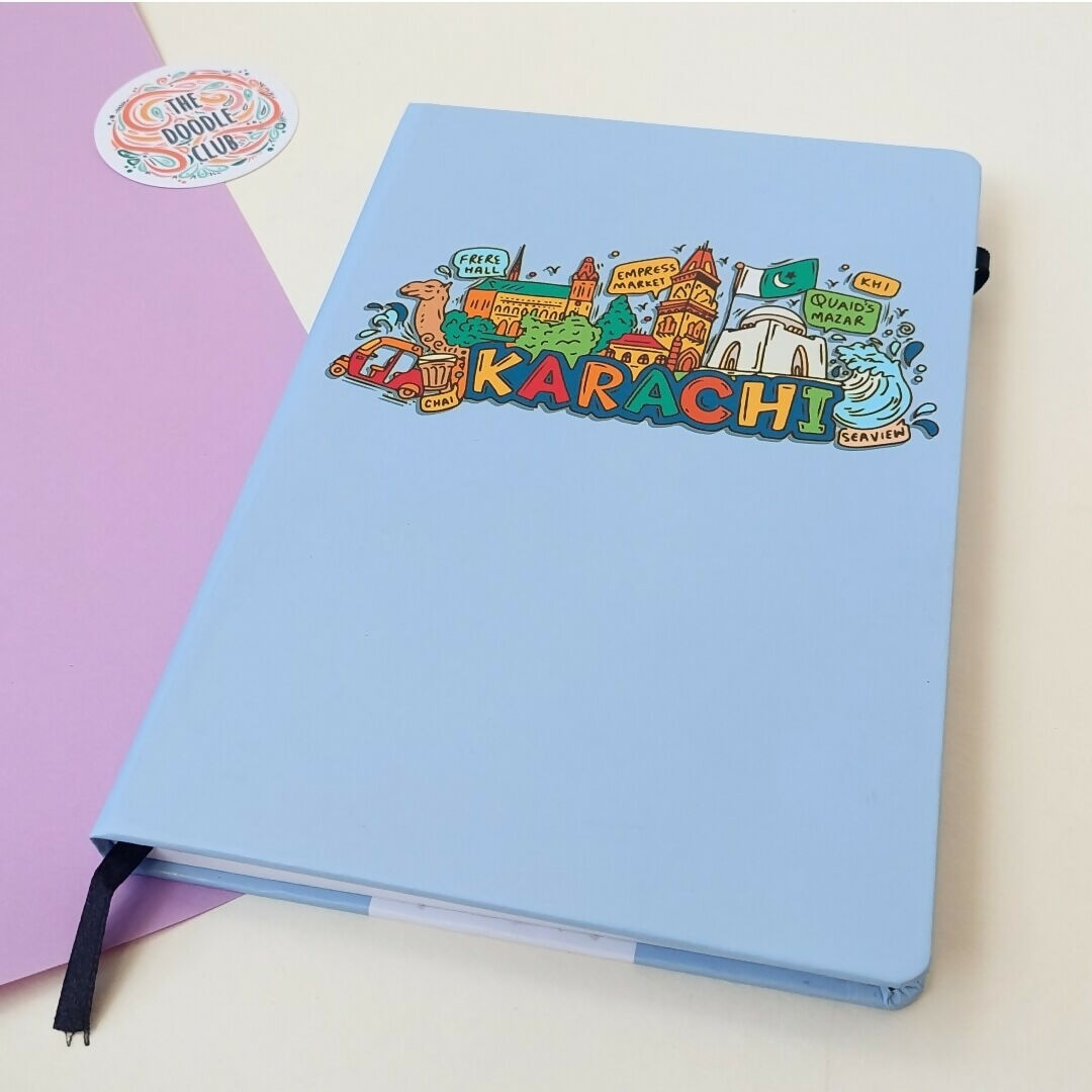 Karachi Doodle Lined Journal Notebook, Diary A5 Journal | For Your Home | Books | New