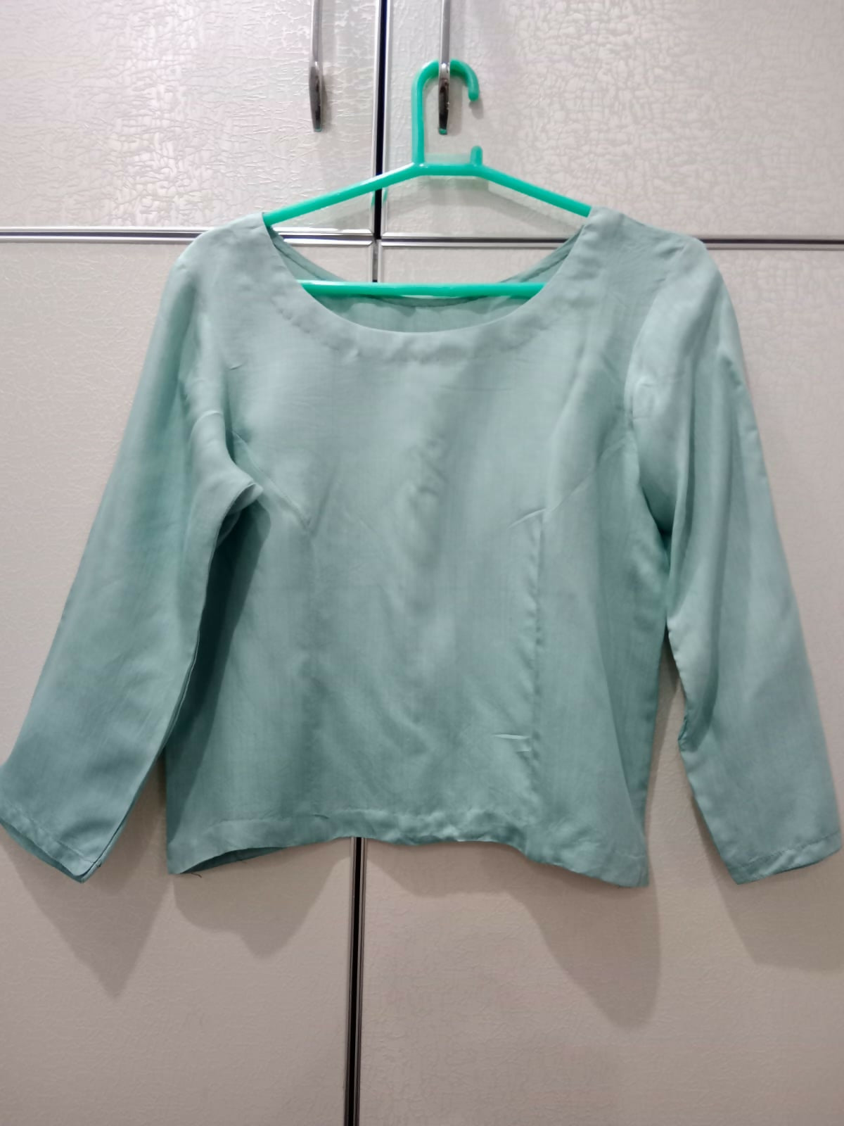 Ocean Blue Saree | Women Locally Made Formals | Sarees | Medium | Worn Once