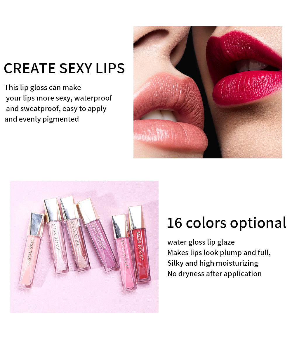 Buy Miss Rose Pack Of 4 Lip Gloss Velvet Matte Glaze in Pakistan