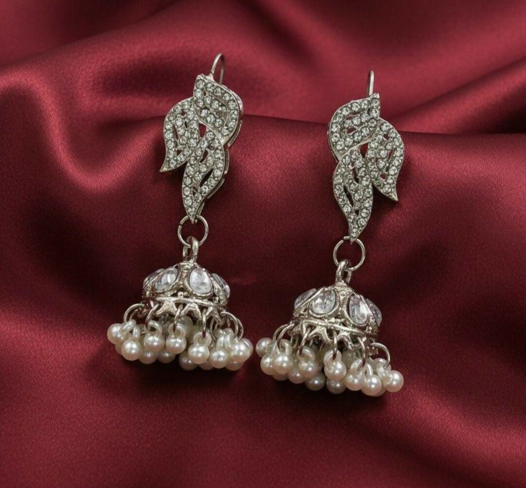 Tear Pearl Drop Jhumki-(00047/00048) | Women Jewelry | Earrings | Brand New