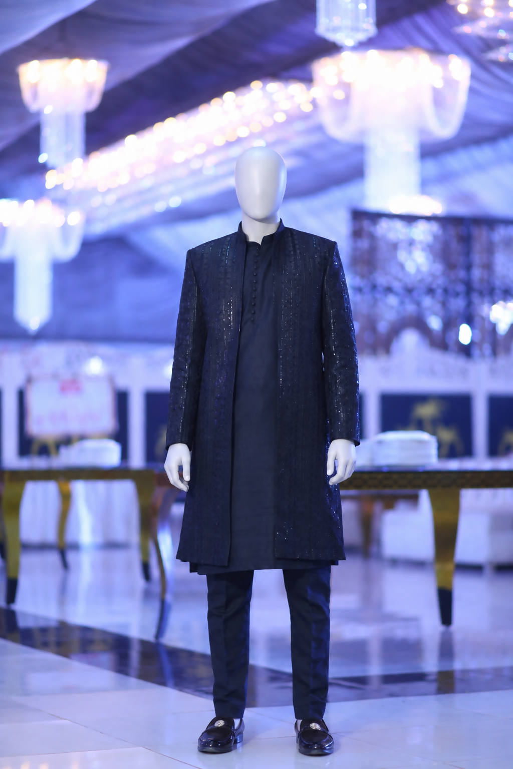 Elegant Long Coat | Men Jackets & Coats | Black | Medium & Large | Worn Once