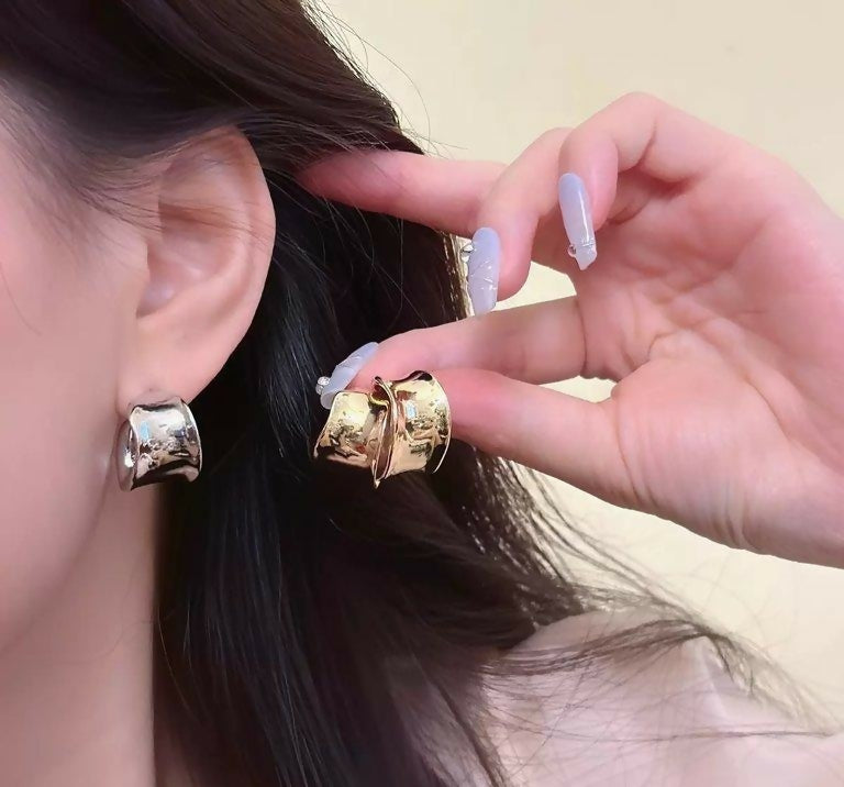 Round Hoops Pair-00472 | Women Jewelry | Earrings | Brand New