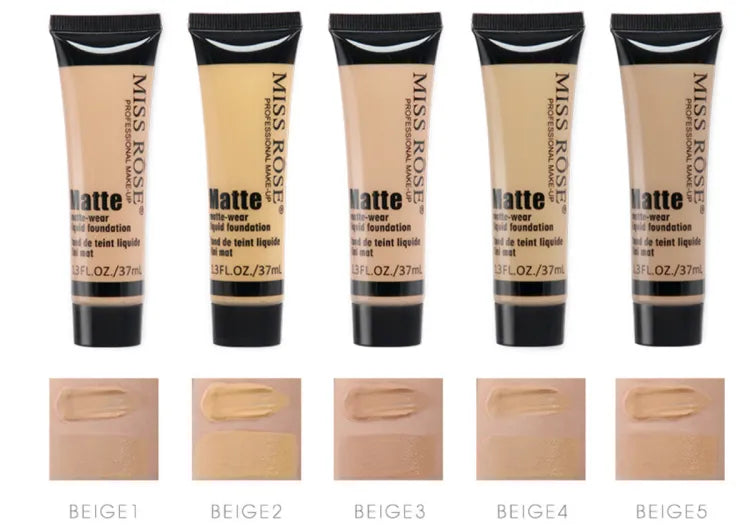 Buy Miss Rose Concealer Liquid Foundation & Brush - 3 Pcs Set in Pakistan