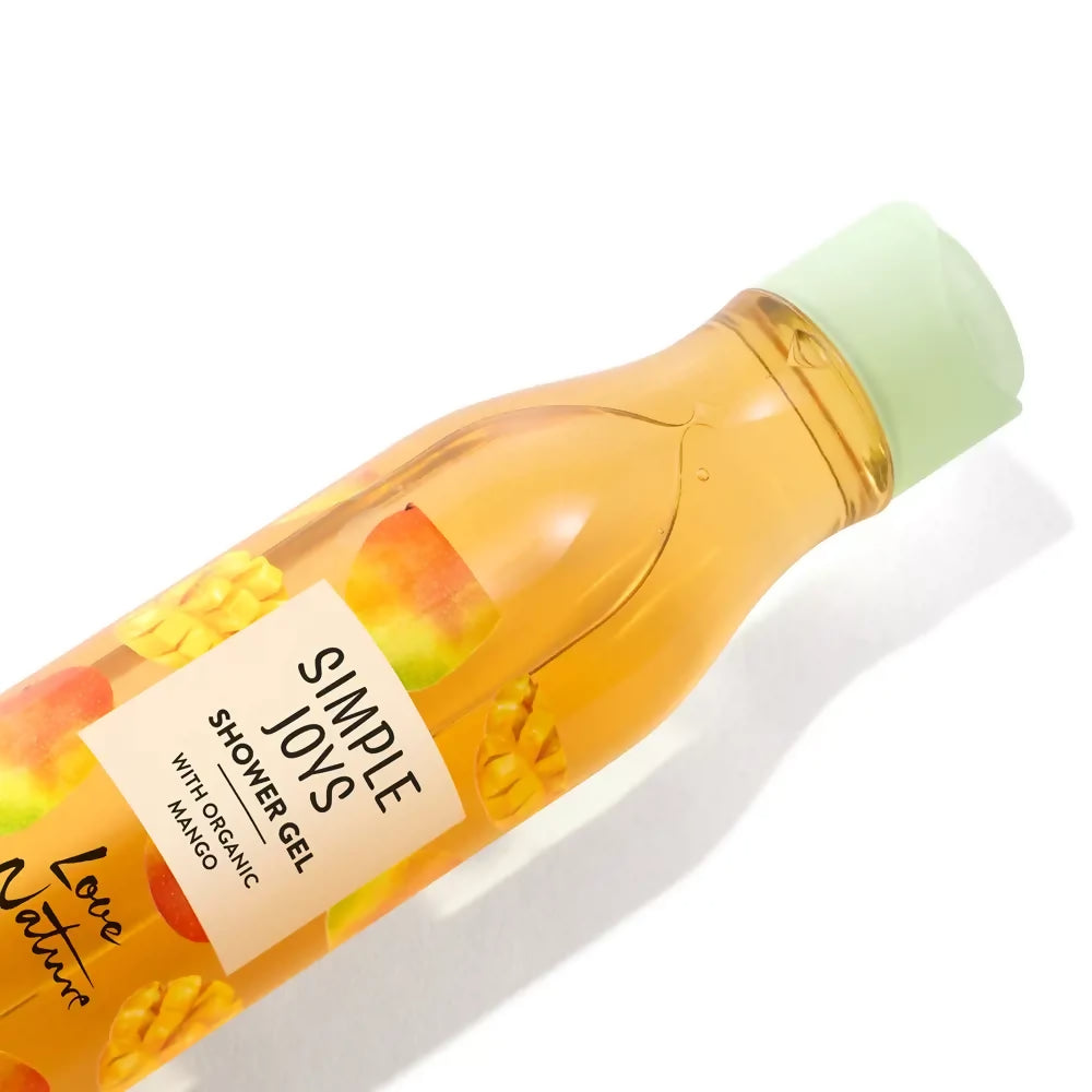 Oriflame | Love Nature | Simple Joys Shower Gel with Organic Mango | Women Beauty Skincare | Face | 250 ml | Brand New