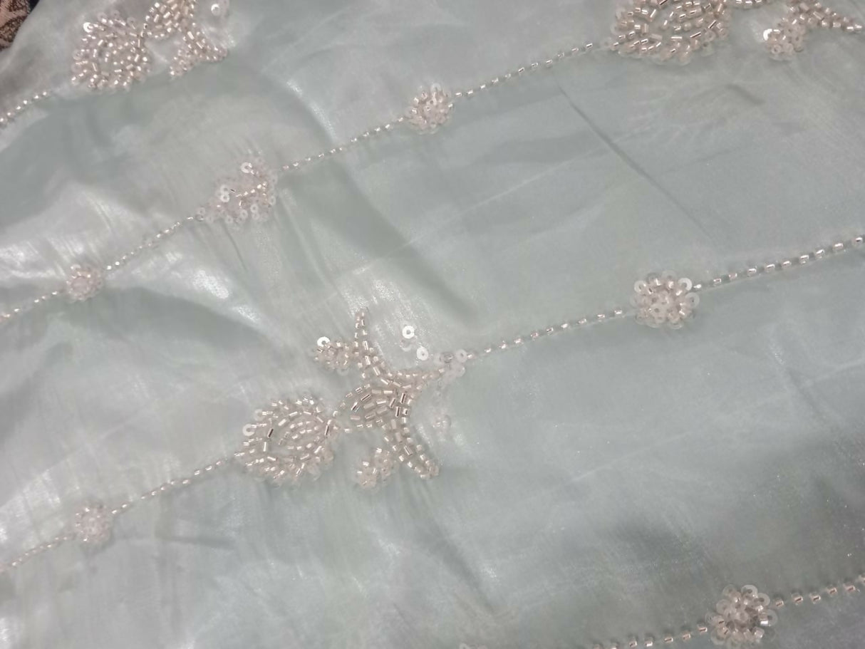 Ocean Blue Saree | Women Locally Made Formals | Sarees | Medium | Worn Once