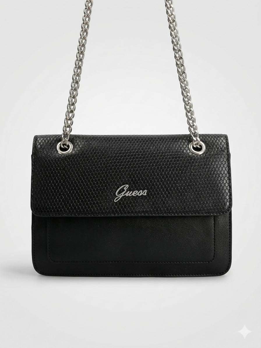Guess | Black Shoulder Bag | Women Bags | Preloved