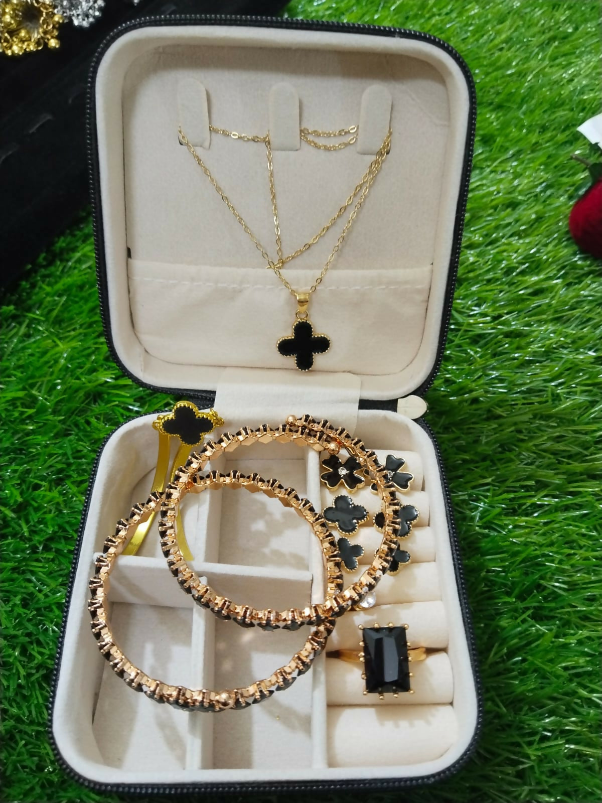 Jewelry Box With Set & Bracellet | Women Jewelry | Small | New