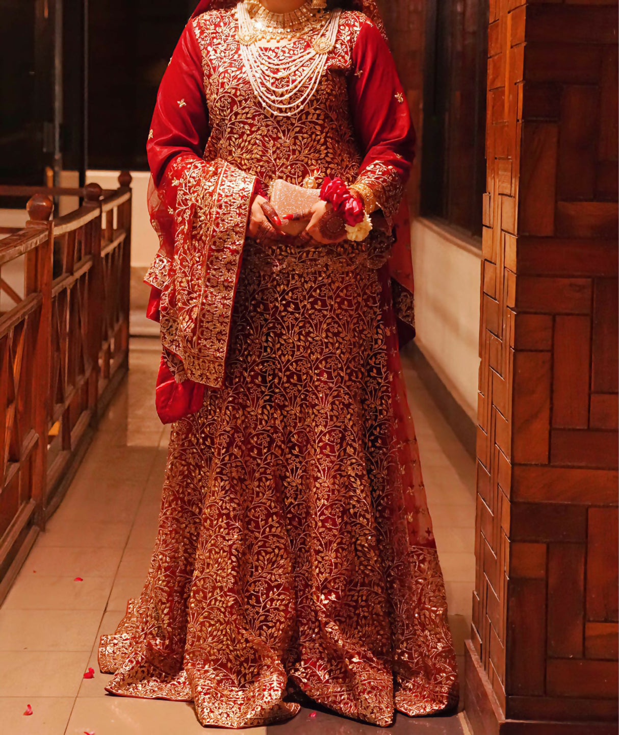 Maroon Bridal Baraat Lehnga | Women Bridals| Medium to Large | Worn Once