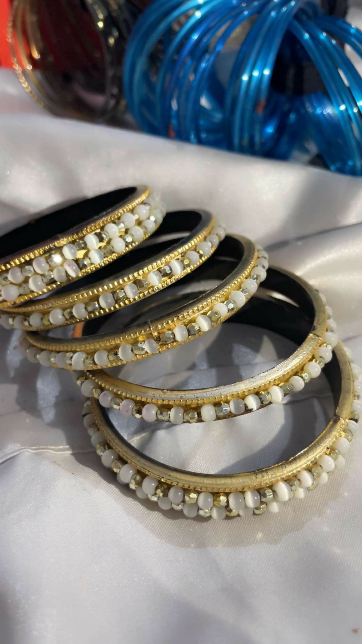 Golden Bangles | Women Jewelry | Bangles/Bracelets | Size: 2.15 | Preloved
