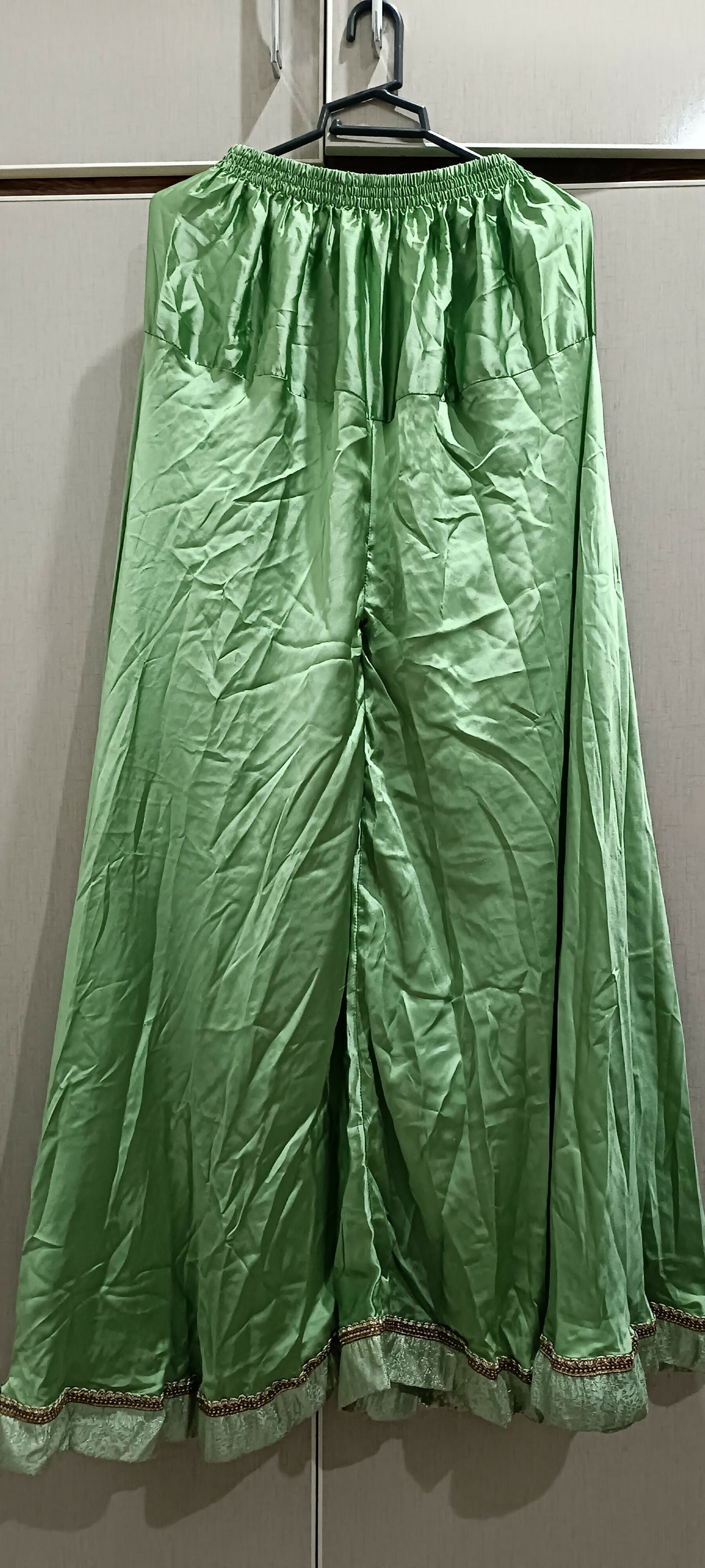 Chiffon Silk Sharara | Women Locally Made Formals | Small | Worn Once