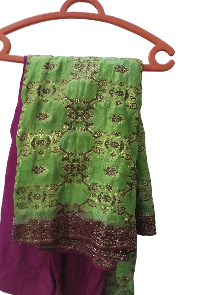 Jamawar Suit | Women Locally Made Formals | Medium | Worn Once