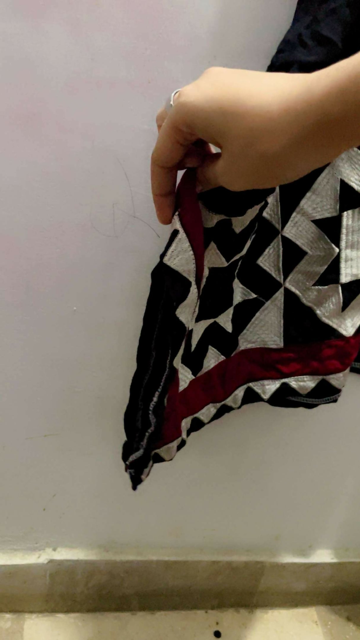 Black Long Shirt Style Kaftan | Women Locally Made Formals | XLarge | Preloved