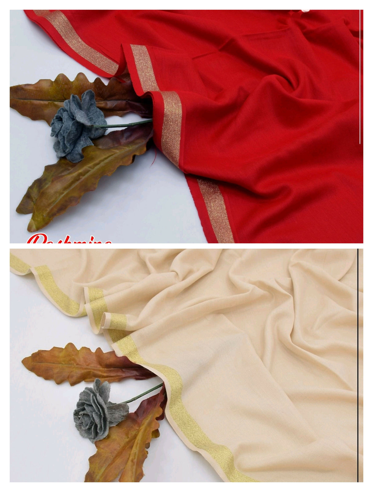 Pack of 2 shawls | Pashmina Wool shawl | Women Accessories | Brand New