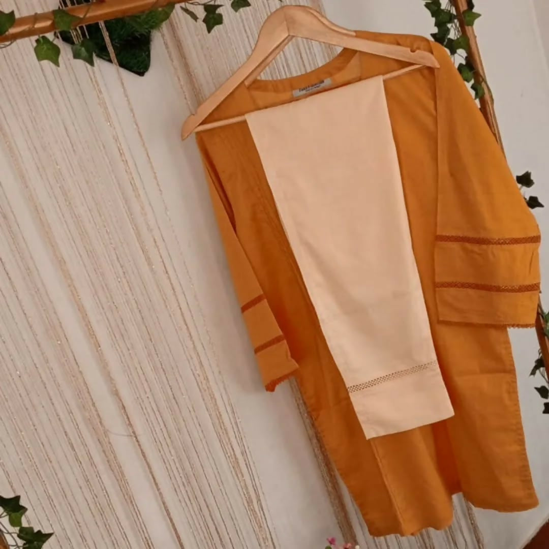 ? 2-Piece Collection! ?Our bright and bold Yellowish Orange set is available in both stitched (5)
