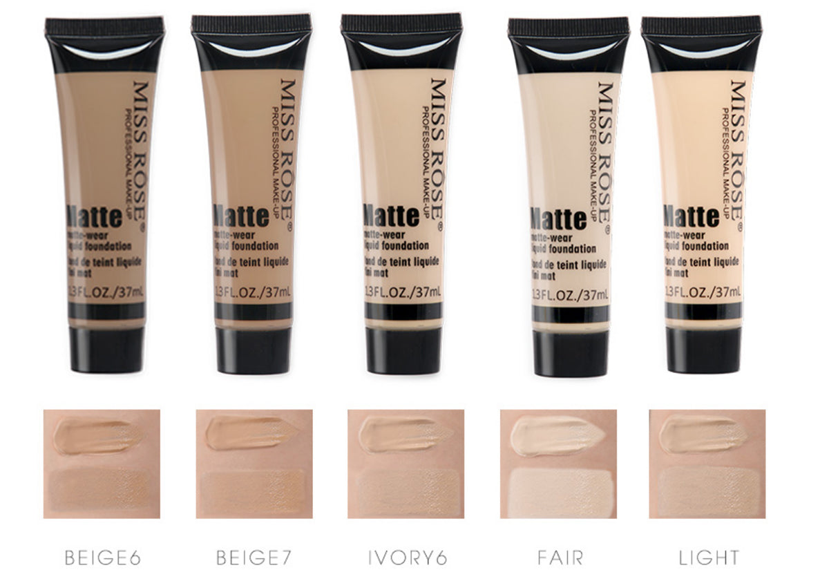 Buy Miss Rose Long Lasting Liquid Full Skin Coverage Soft Matte Foundation 37 - Ml in Pakistan
