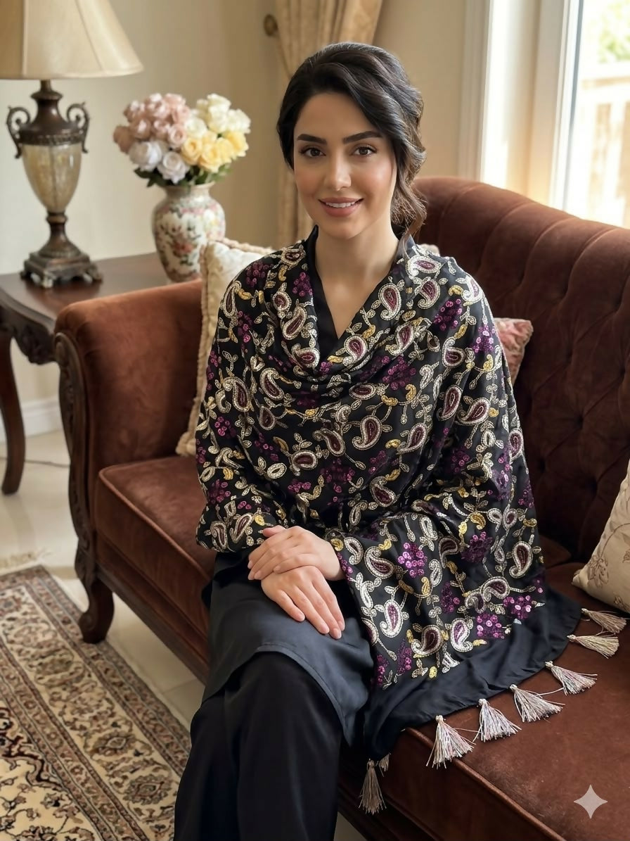 Fancy Embroidered Shawls | Women Clothing | Brand New