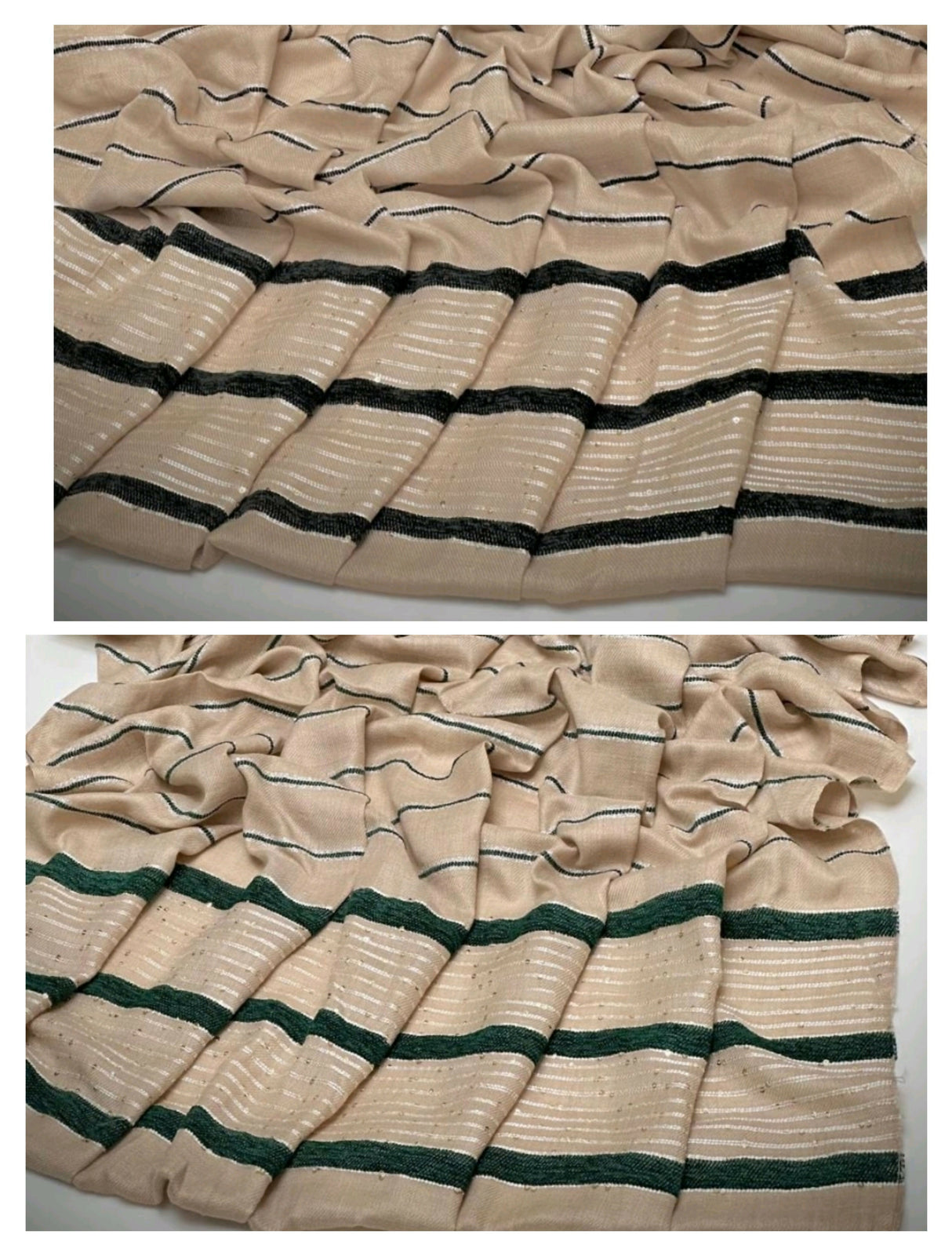 Pack of 2 Shawls | Jacquard Pashmina Wool Shawl | Women Accessories | Brand New