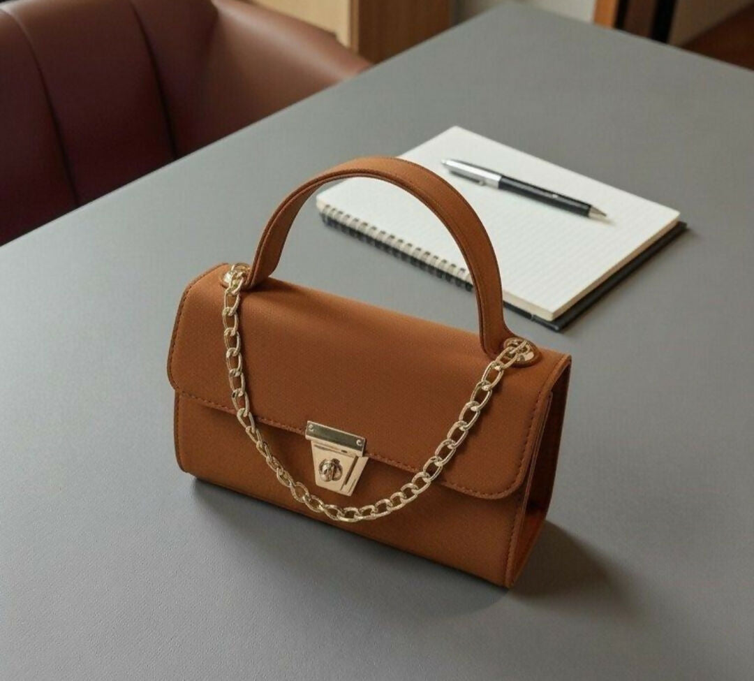 Classic Lock Ladies Handbag-(00076-00079) | Women Bags | Brand New