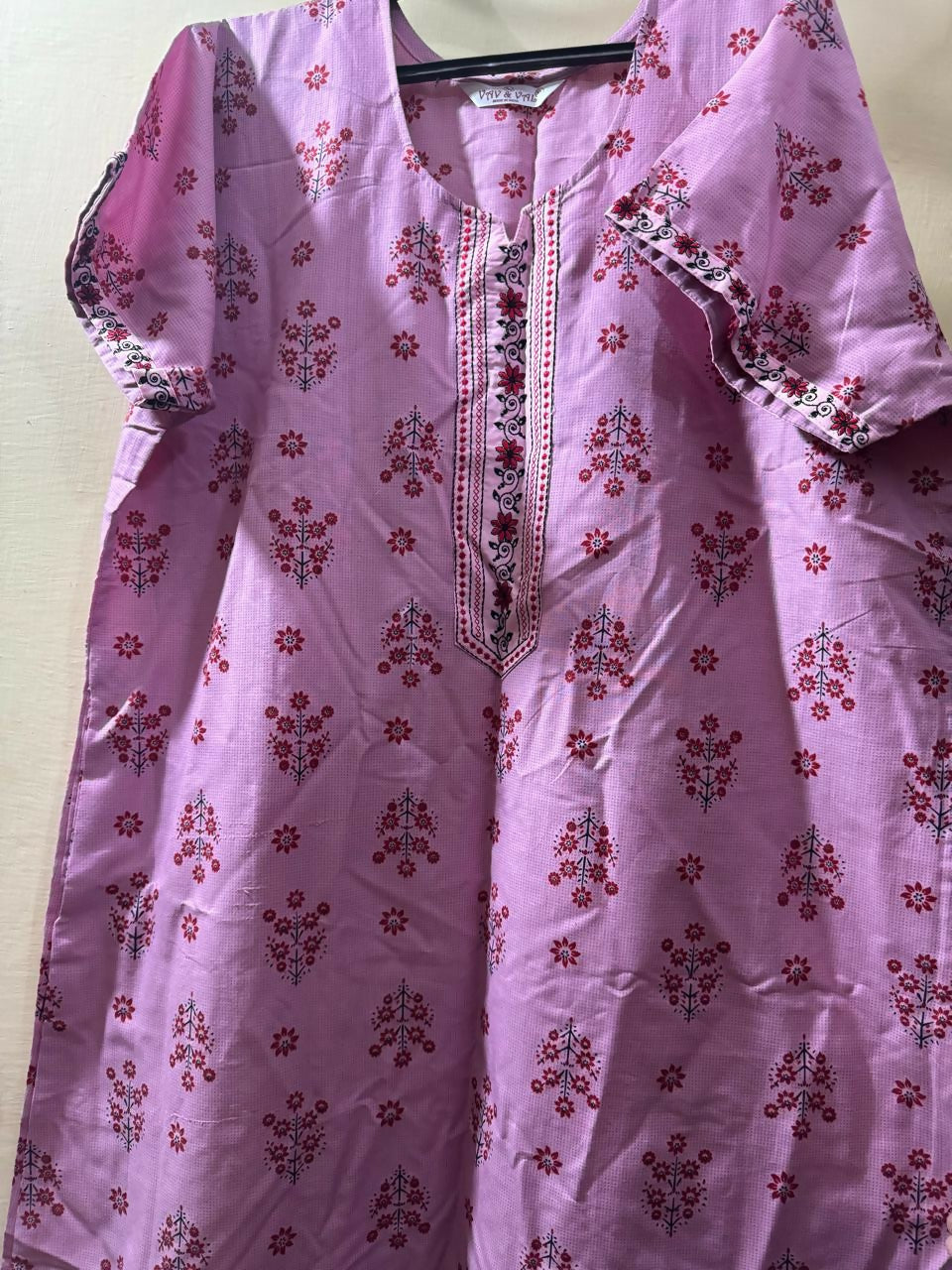 Purple Frock Style Shirt | Women Frocks & Maxis | XLarge | New