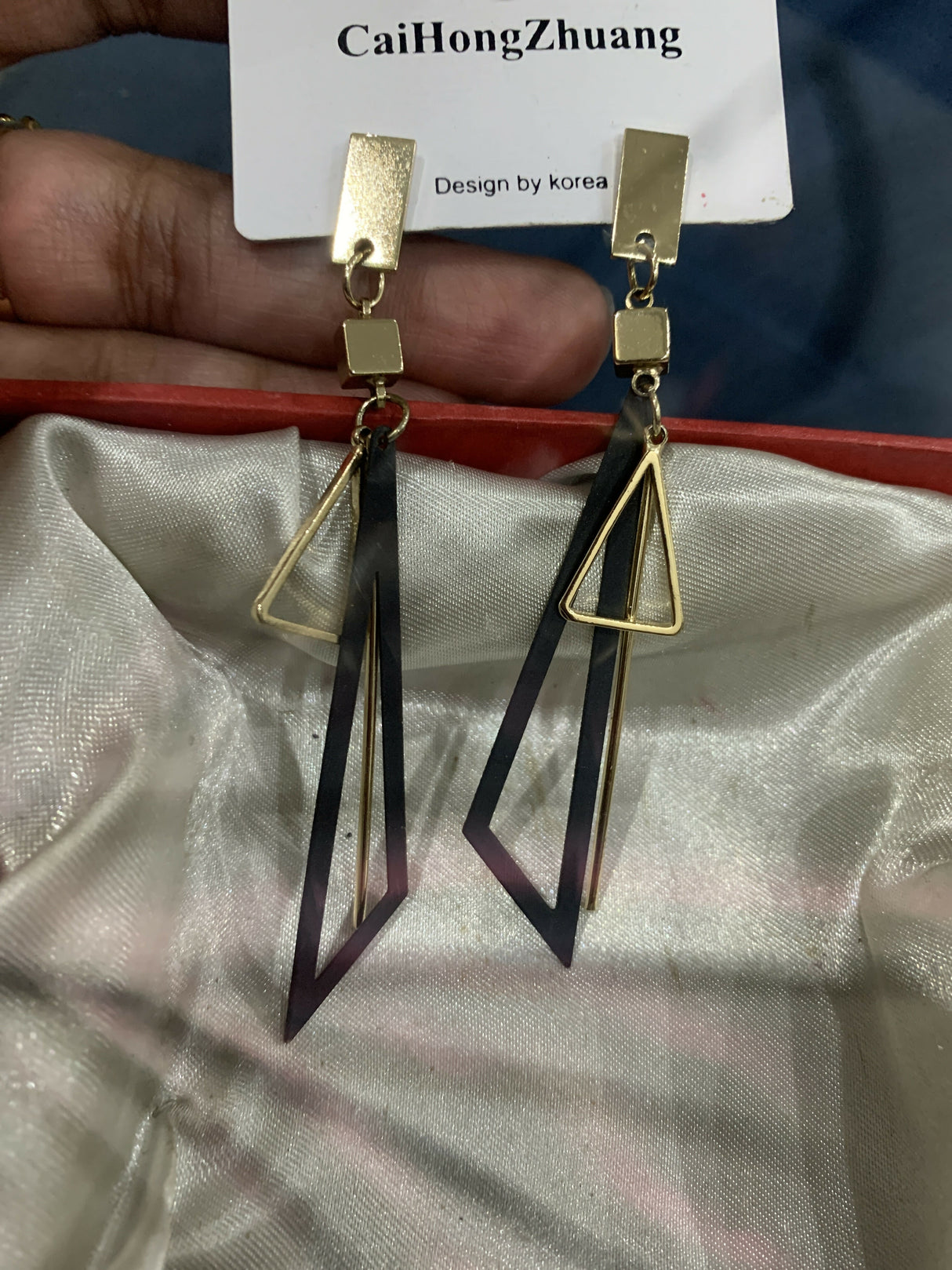 Black Korean Style Earrings | Women Jewelry | New