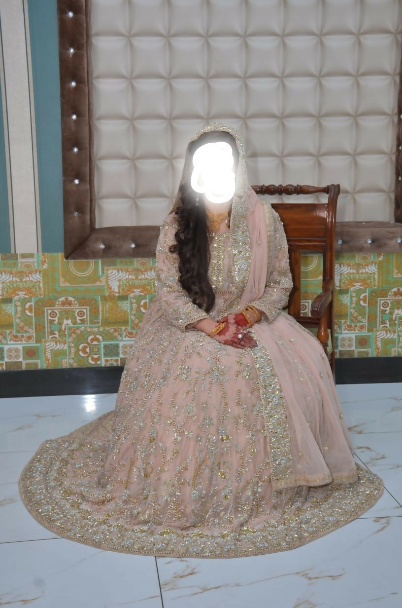 Walima Pink Maxi | Women Bridals | Medium | Worn Once