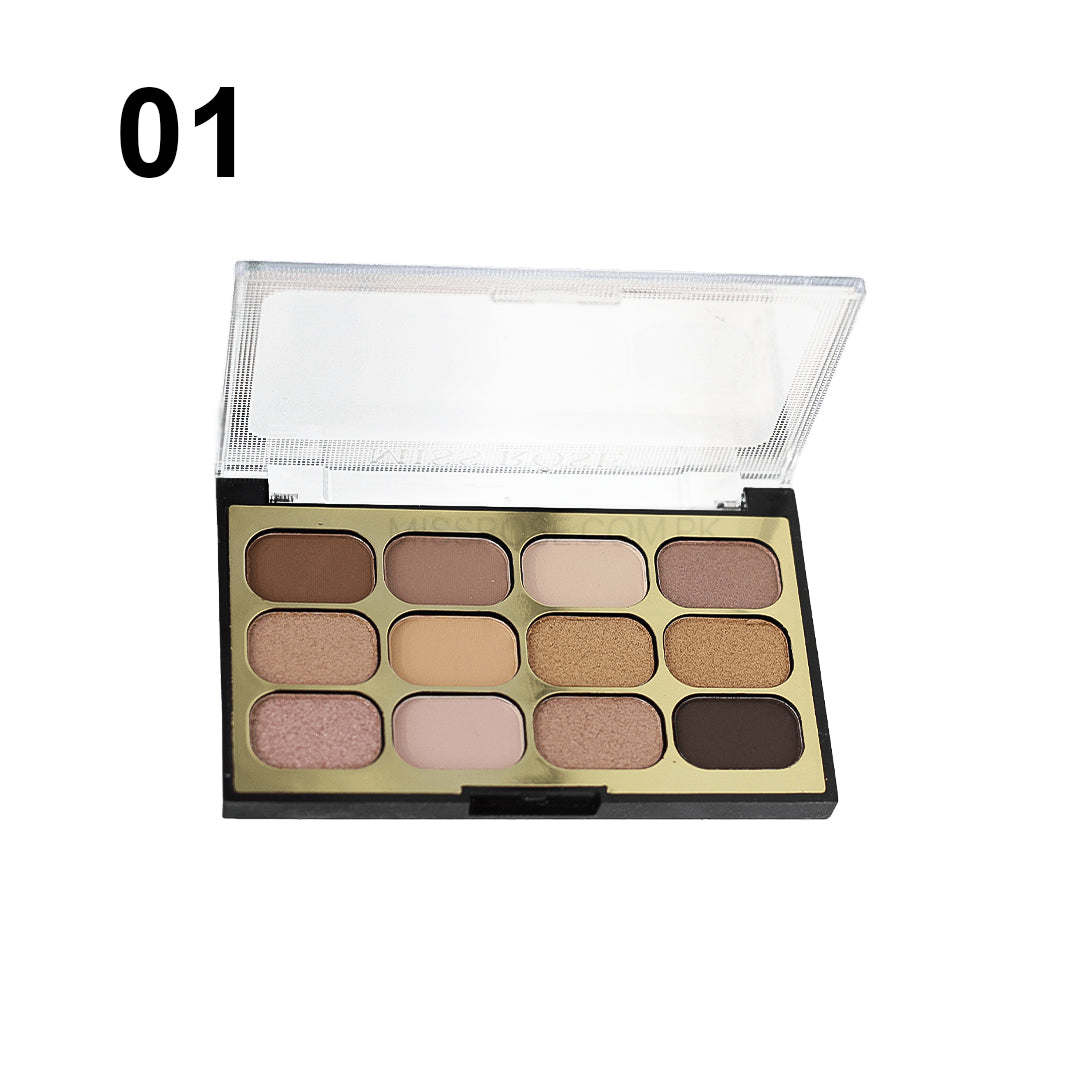 Buy Missrose12 color eye palette in Pakistan