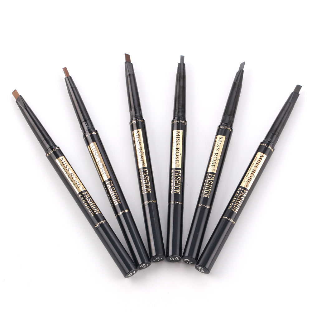 Buy Miss Rose 2 in 1 Double Head Long Lasting Waterproof Eye Brow Pencil & Brush in Pakistan