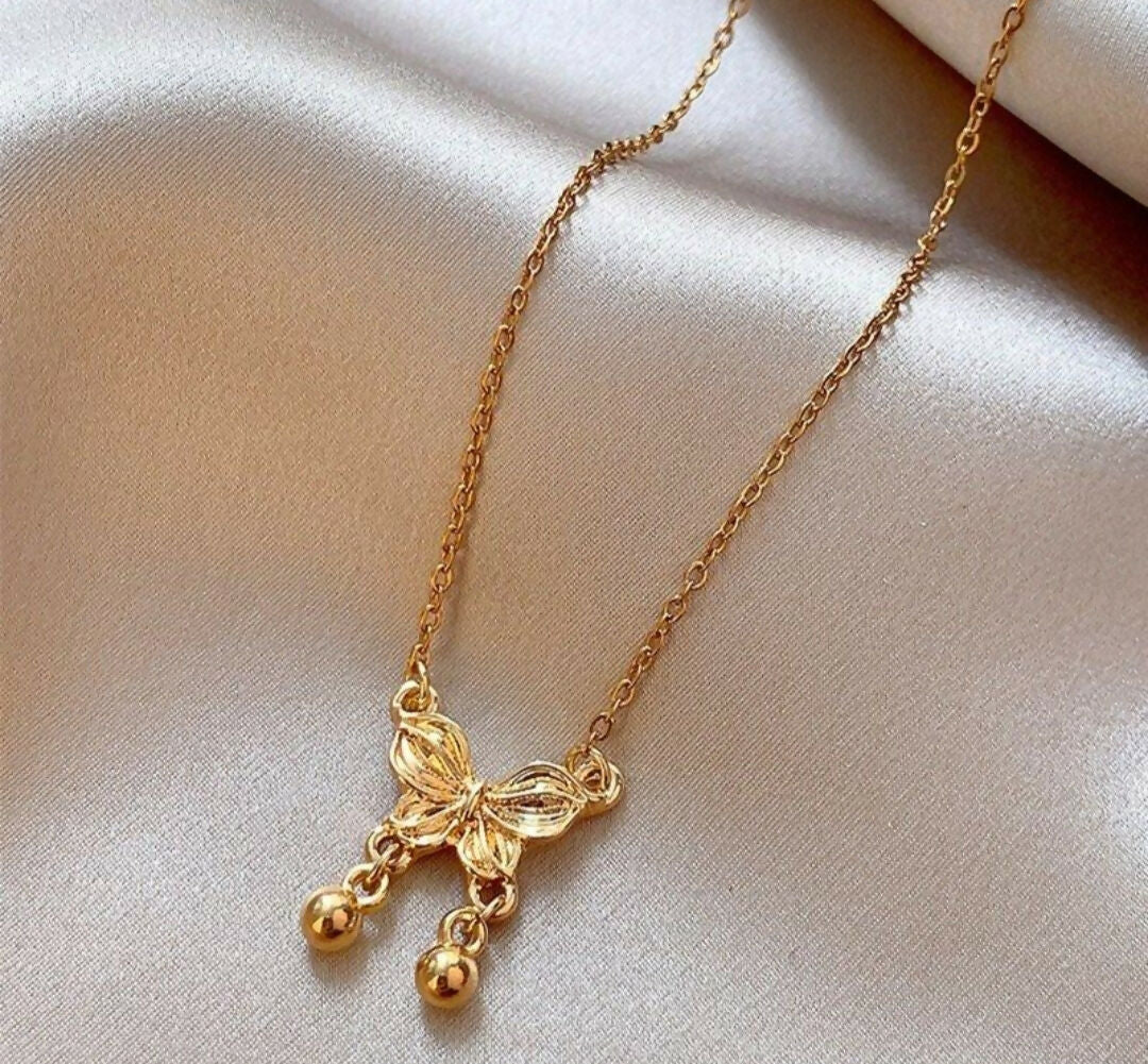 Trendy Casting Butterfly Necklace-00313 | Women Jewelry | Necklaces & Pendants | Brand New