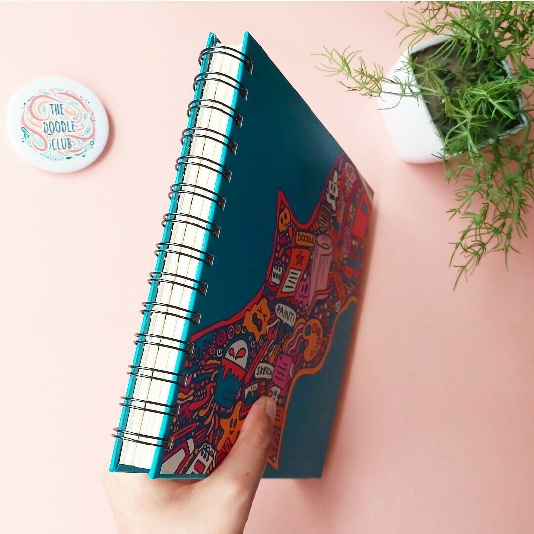 Art Blast Sketchbook- Teal Green | For Your Home | Books | New