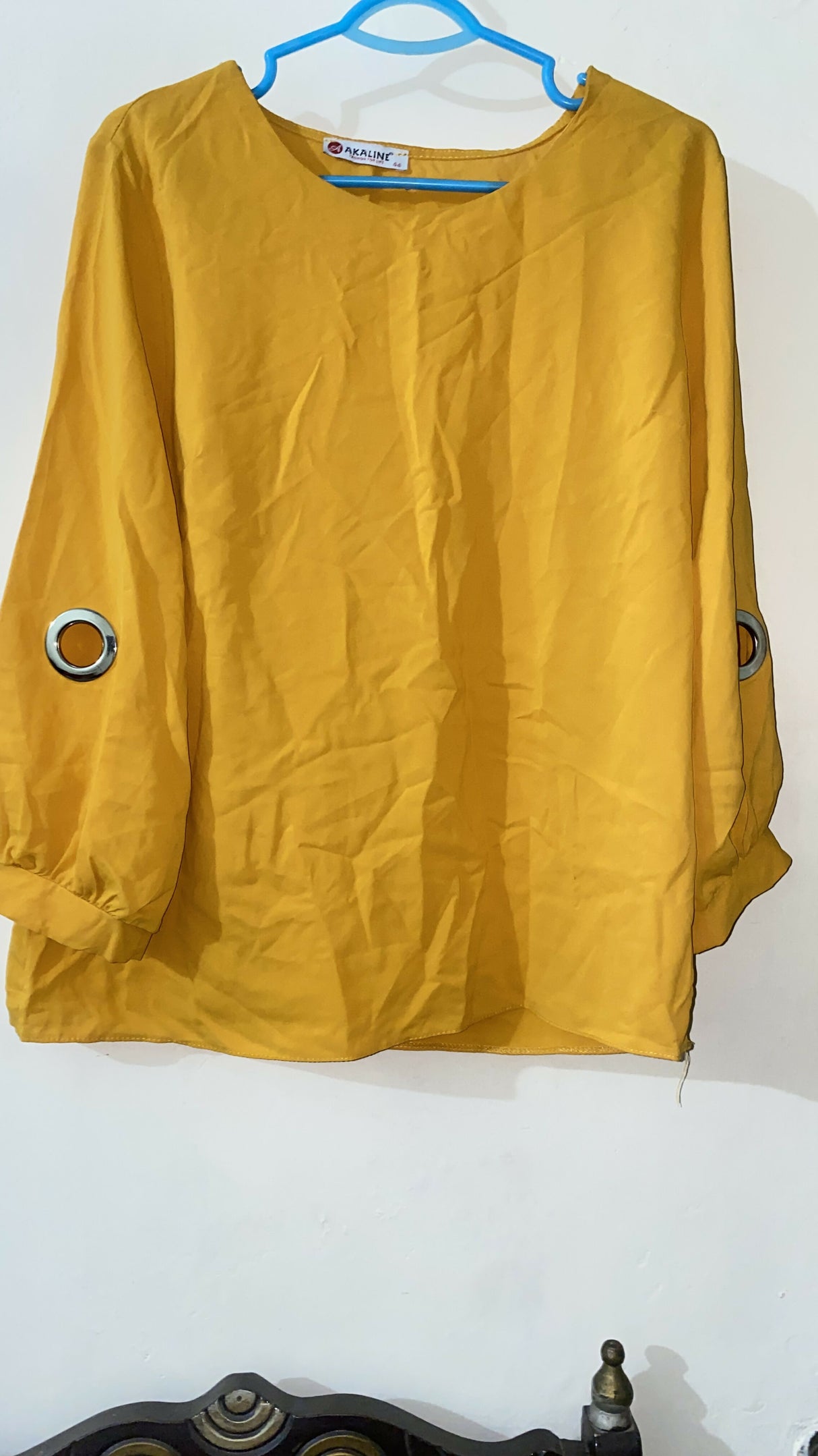Mustard Yellow Loose Style Shirt | Women Tops & Shirts | Medium | Preloved