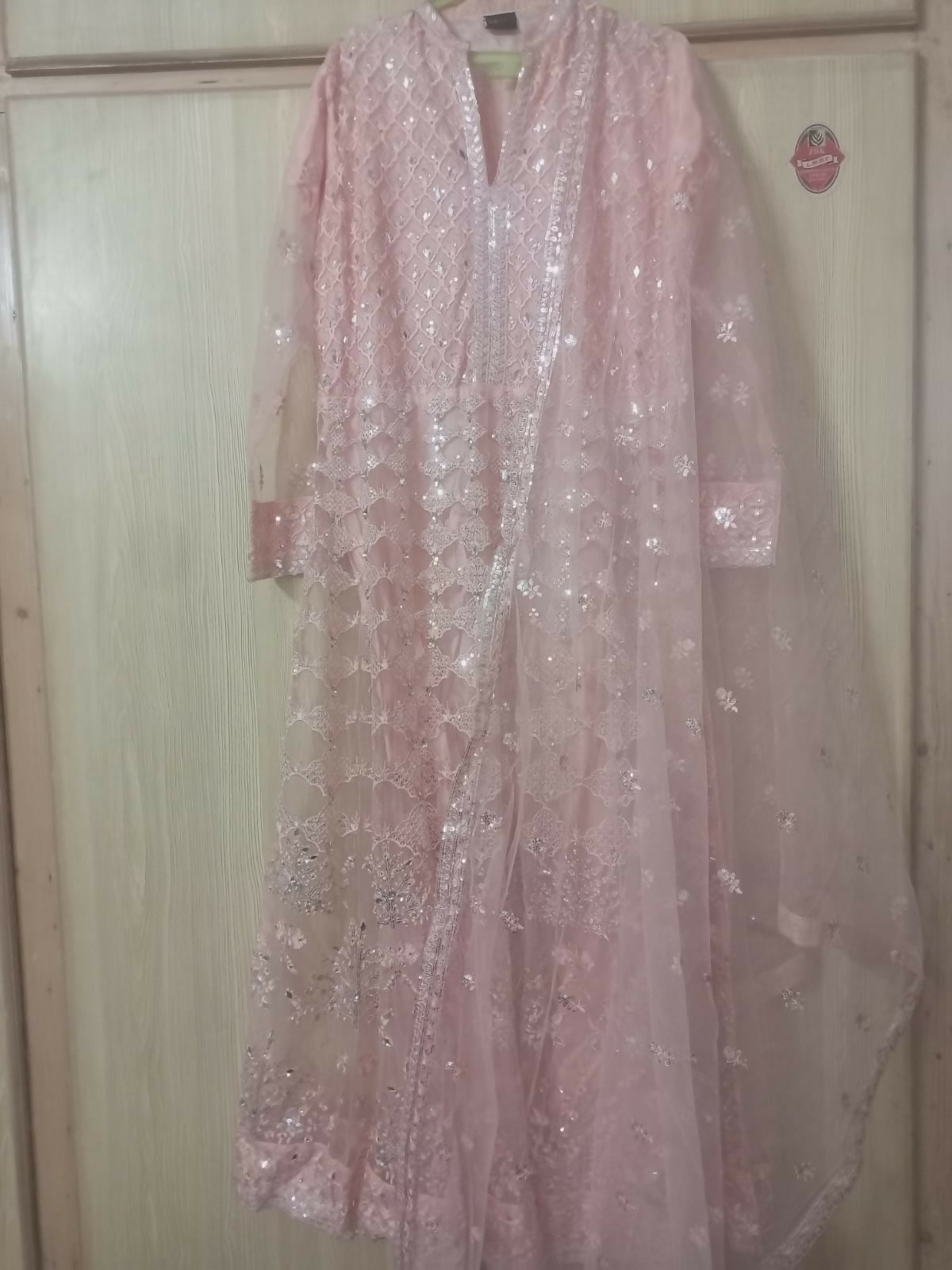 Baby Pink Maxi | Women Locally Made Formals | Medium | Worn Once