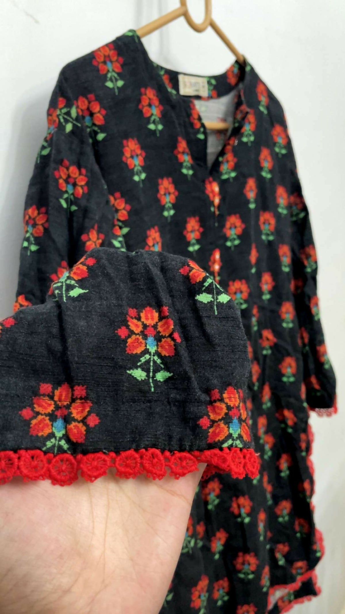 Sohaye By Diners | Women Branded Kurta | XSmall | Black | Preloved