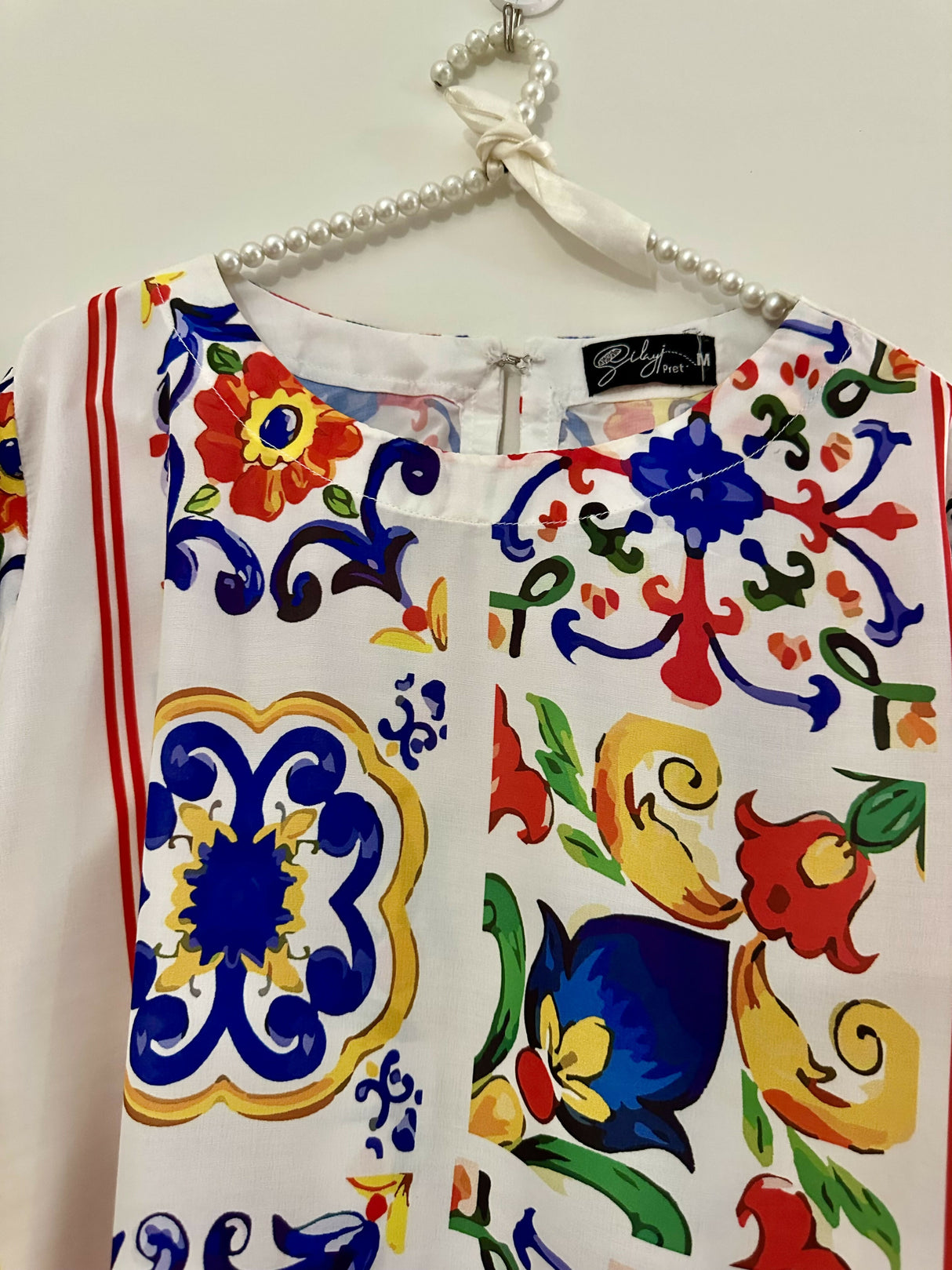 Silaye Pret | Women Branded Kurta | Medium | White | New