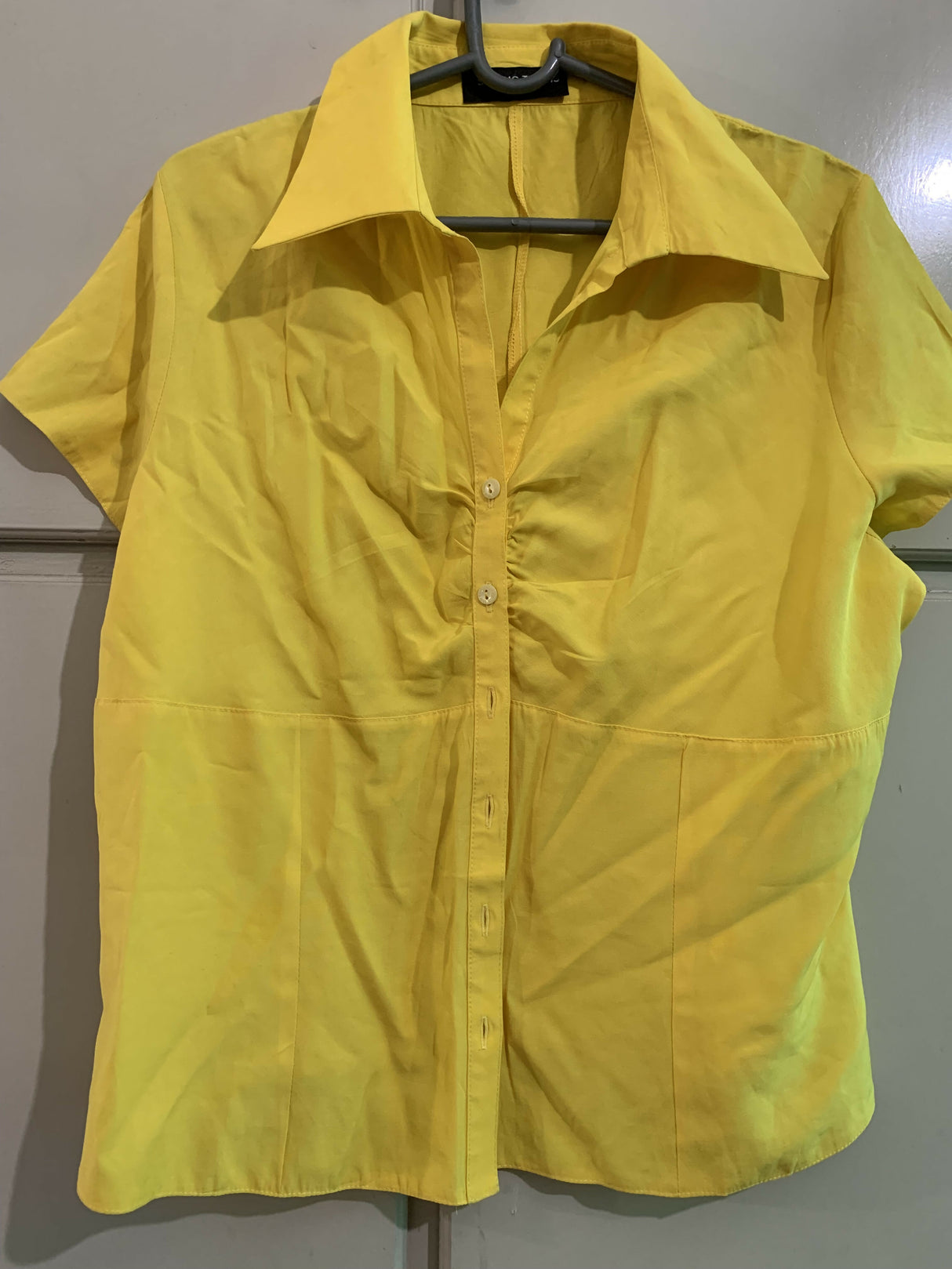 Yellow Button Down Shirt | Women Tops & Shirts | Small | New