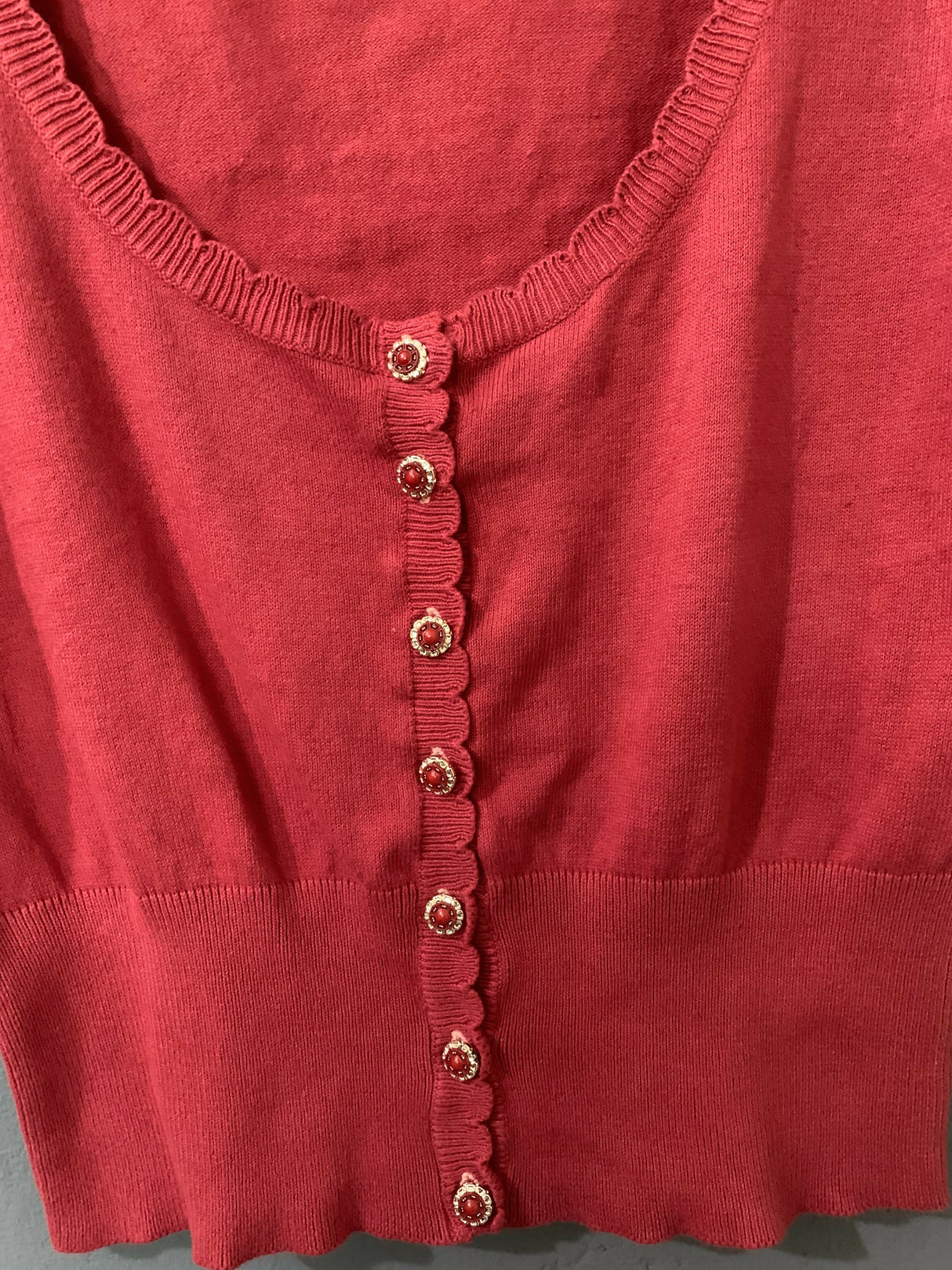 Women Red Top | Women Tops & Shirts | Medium | Worn Once