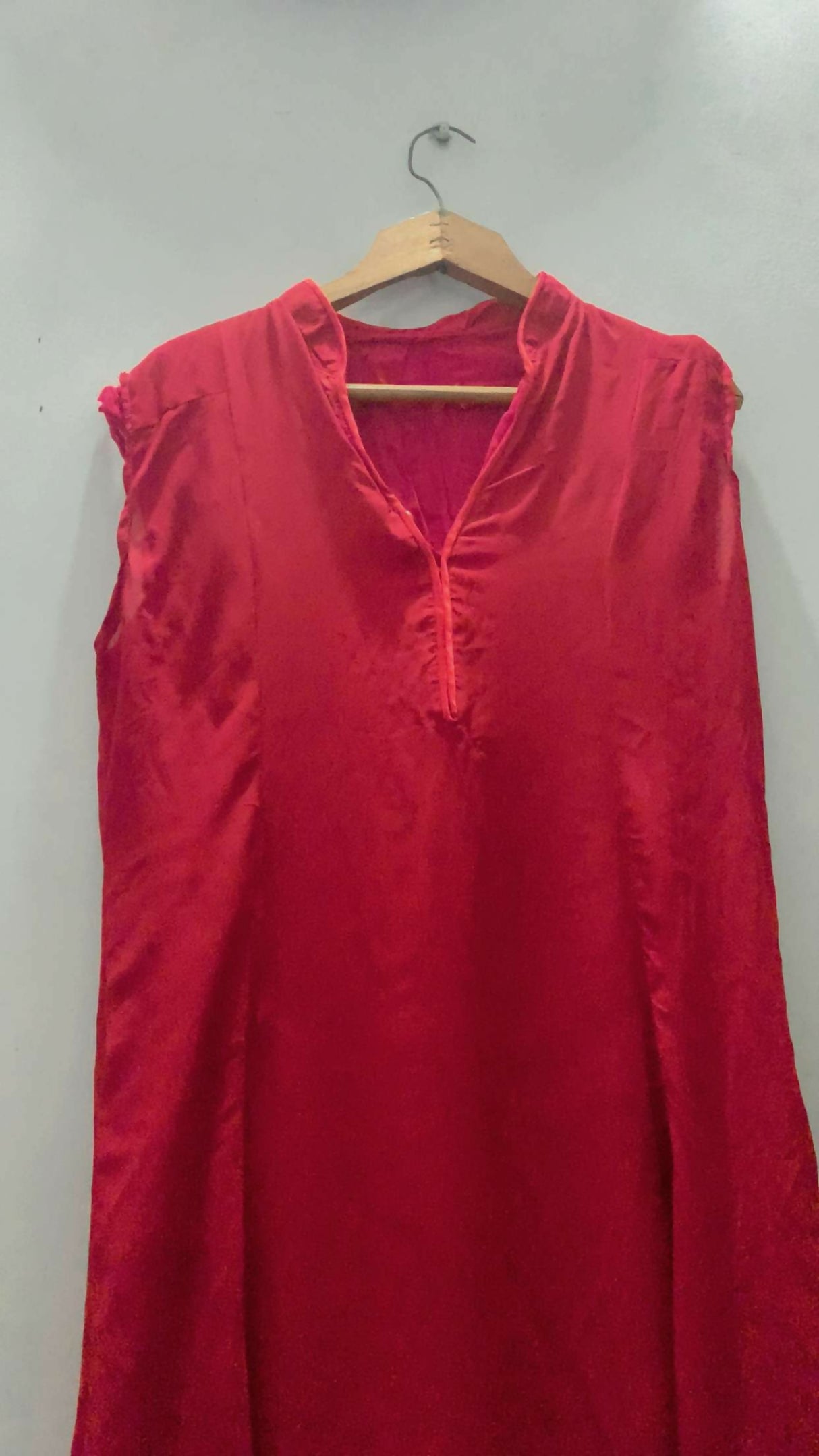 Sleeveless A line Shirt | Women Locally Made Kurta | Small | Preloved