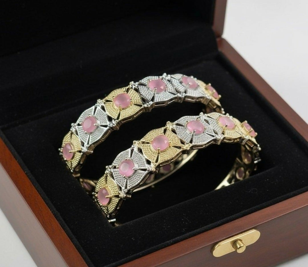 Round Flower Bangle Set-00007 | Women Jewelry | Bangles/Bracelets | Brand New