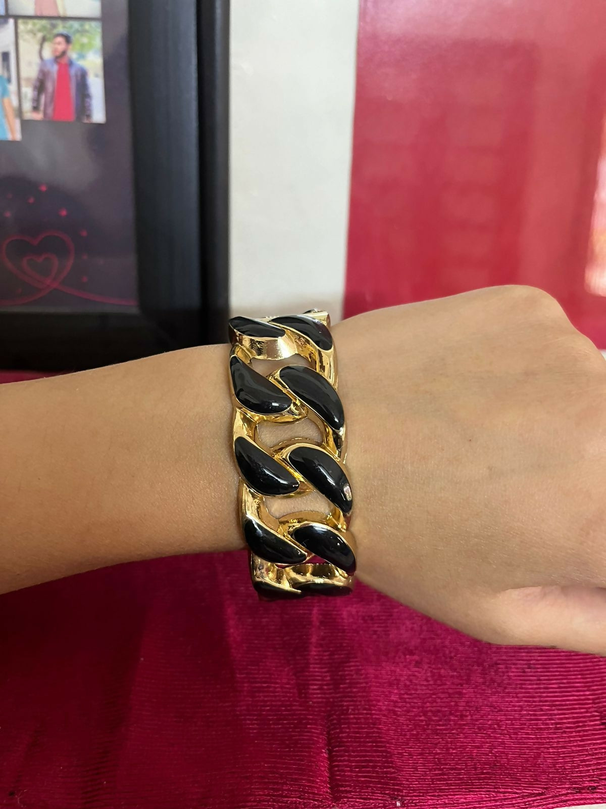 Imported from UK | Black Gold Metal Bracelet | Women Jewelry | New