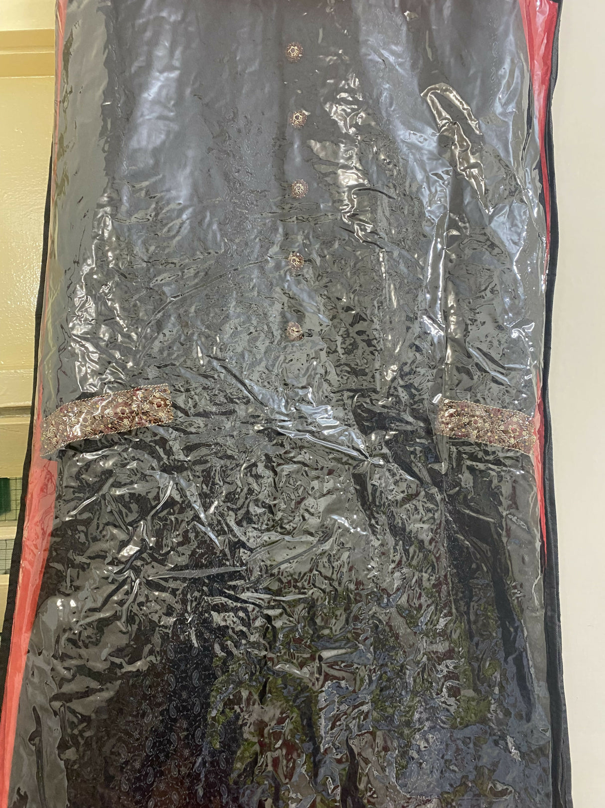 Groom Black Sherwani | Men Shalwar Kameez | Medium | Worn Once