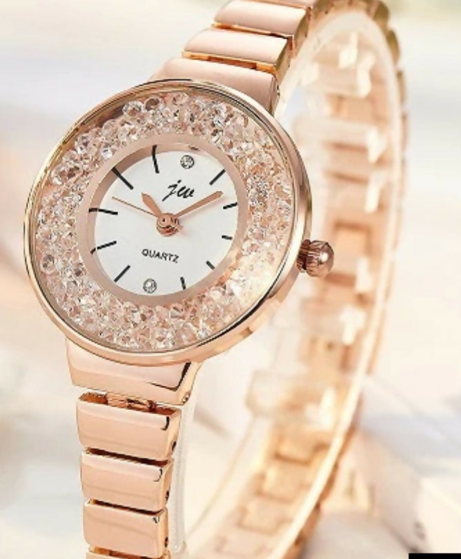 Imported Round Chain Step Watch-058 | Women Accessories | Watches | Brand New