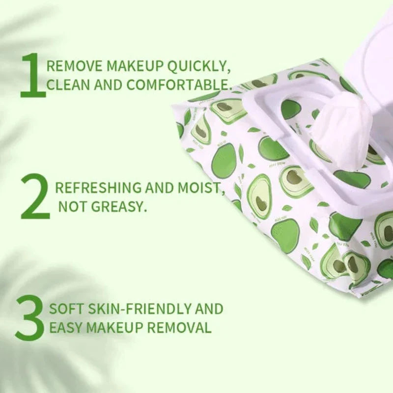 Buy Miss Rose Avocado beauty concept facial cleaning wipes. in Pakistan