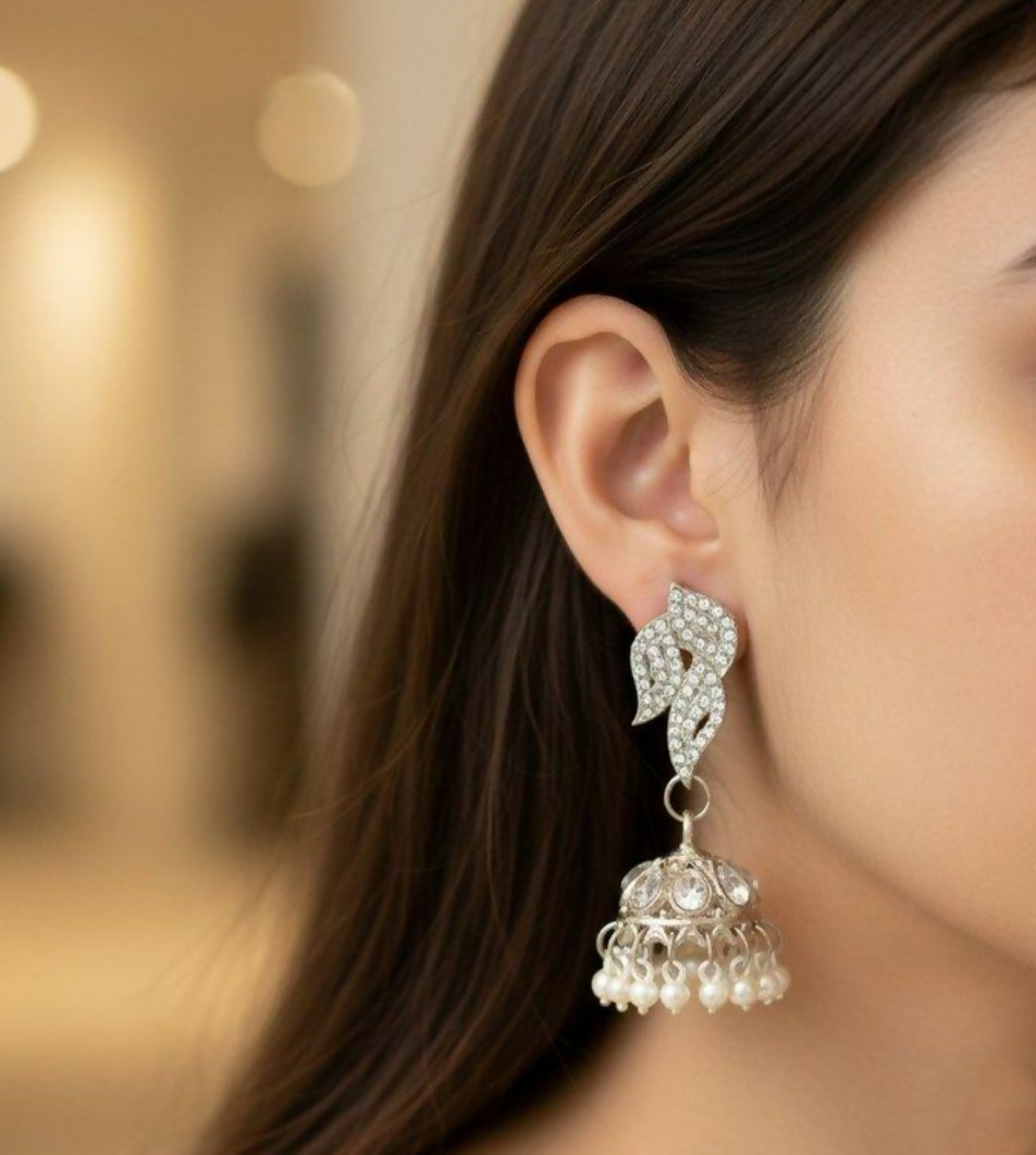 Tear Pearl Drop Jhumki-(00047/00048) | Women Jewelry | Earrings | Brand New