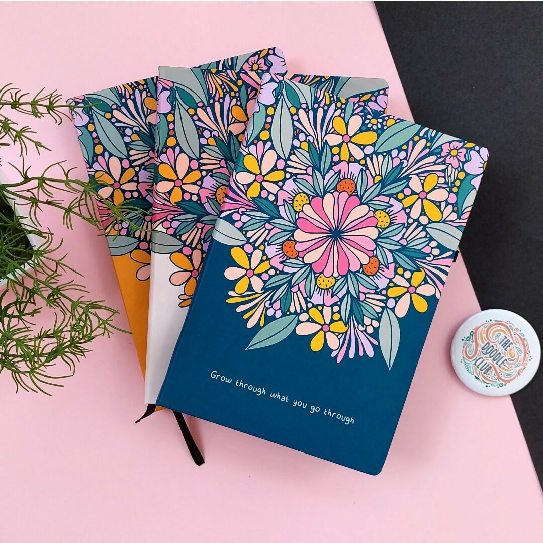 Grow Through Floral Journals Blank Pages | For Your Home | Books | New