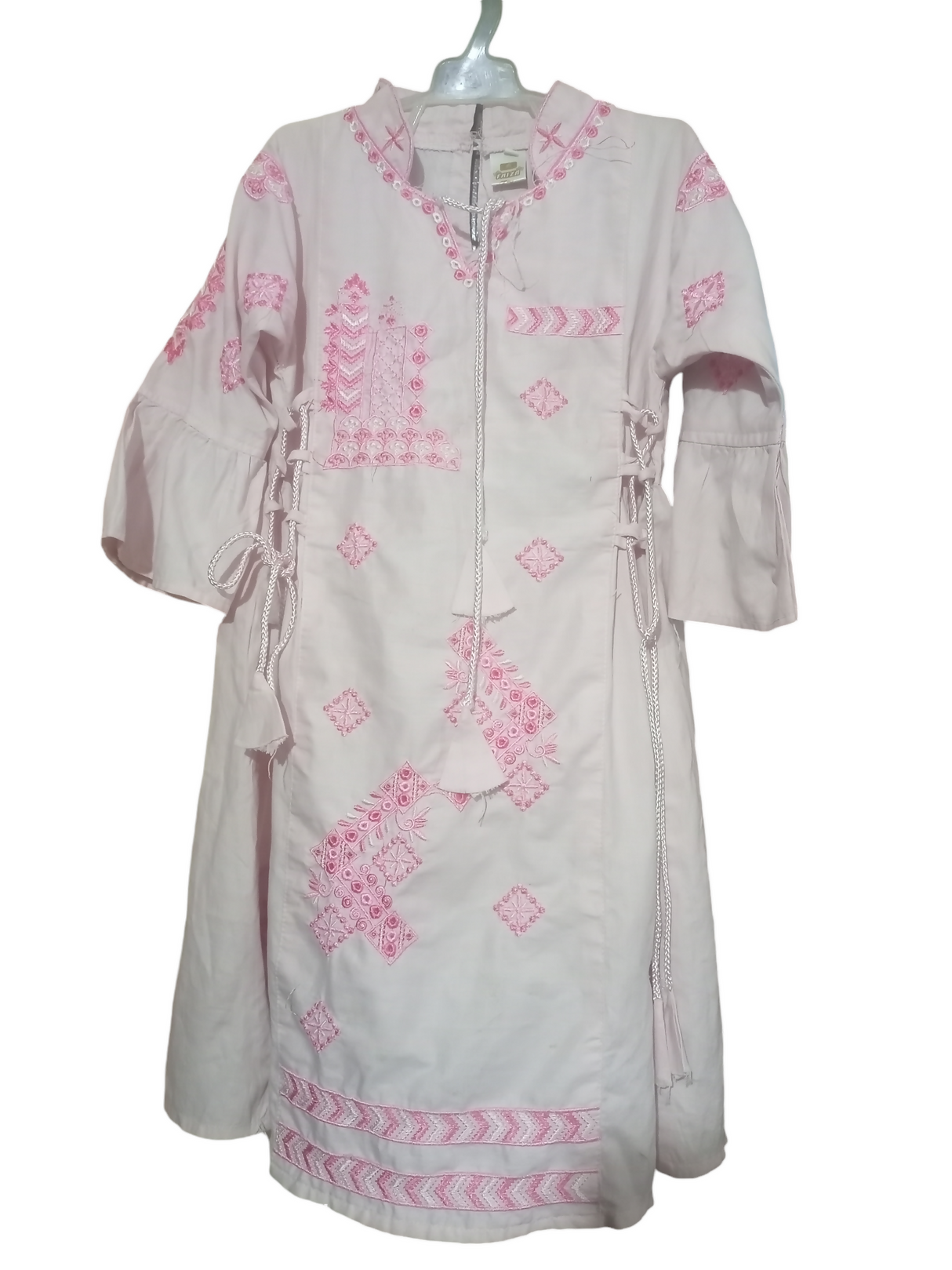 Embroidered Pink Frock | Girls Shalwar Kameez | Size 6-9 Yrs | Preloved
