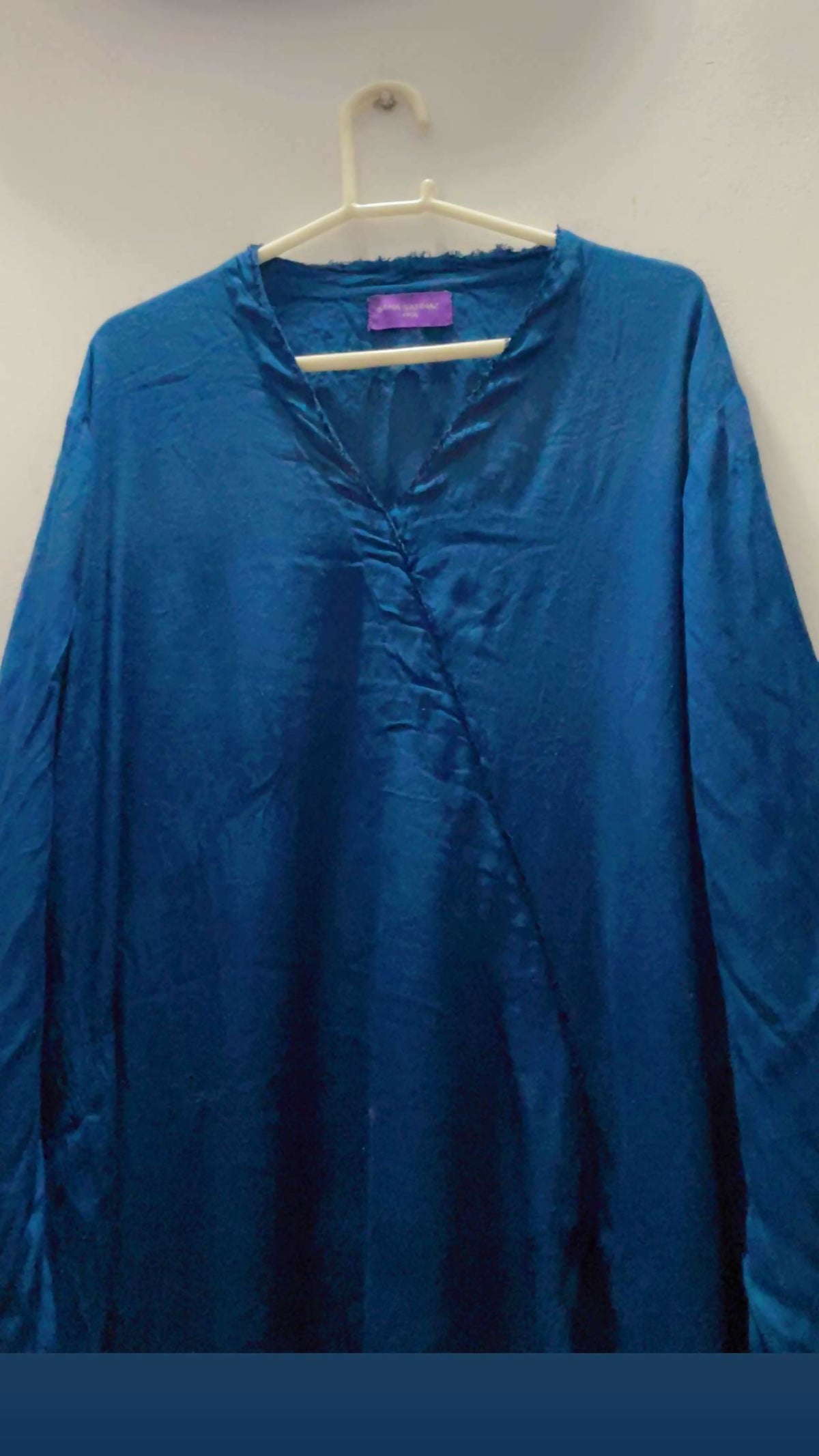 Sana Safinaz | Women Branded Kurta | Blue | Large | Preloved