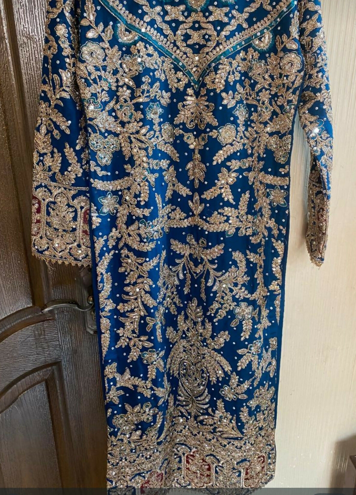 Haseen Official Three Piece Formal Fancy Dress | Women Branded Kurta | Small |Worn Once